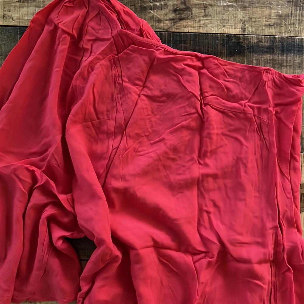 Red One Shoulder Mini Dress